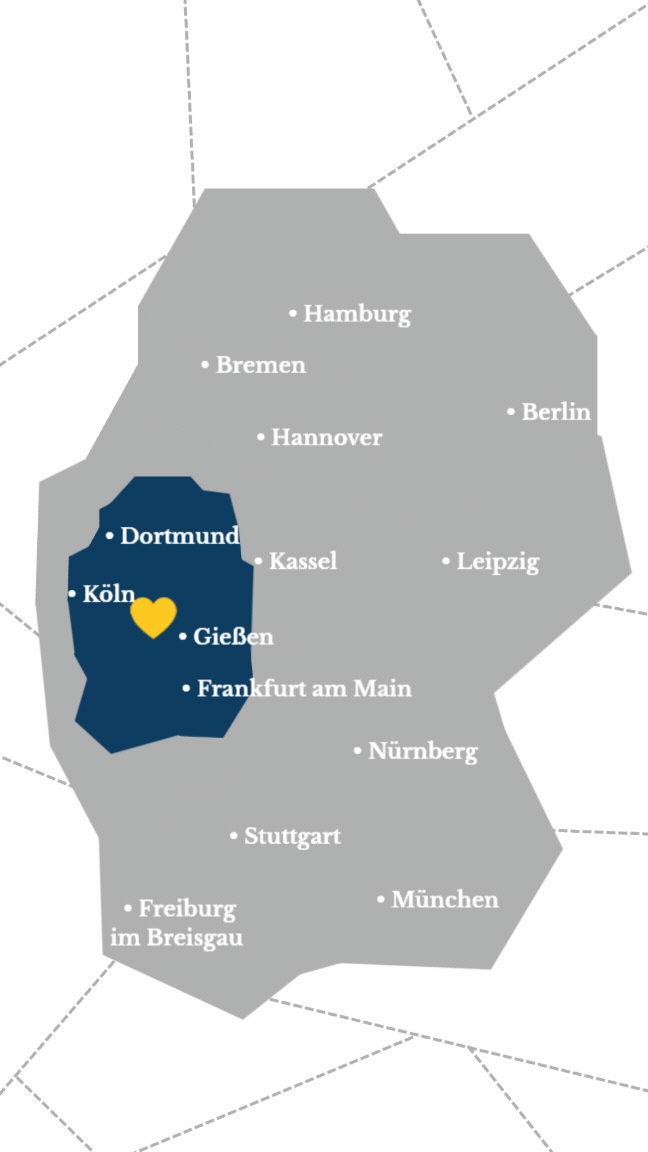Gebiet der Spedition - Lüdenscheid - Spedition in Lüdenscheid
