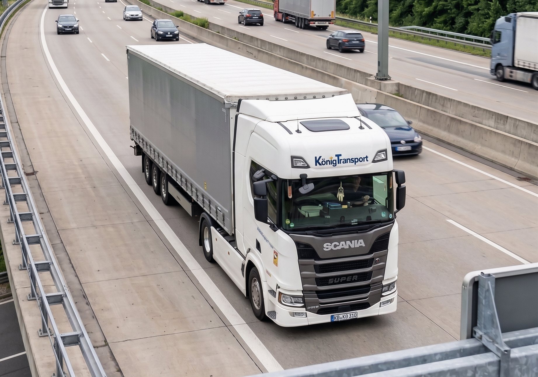 König Transport Spedition aus Lüdenscheid unterwegs im Sauerland